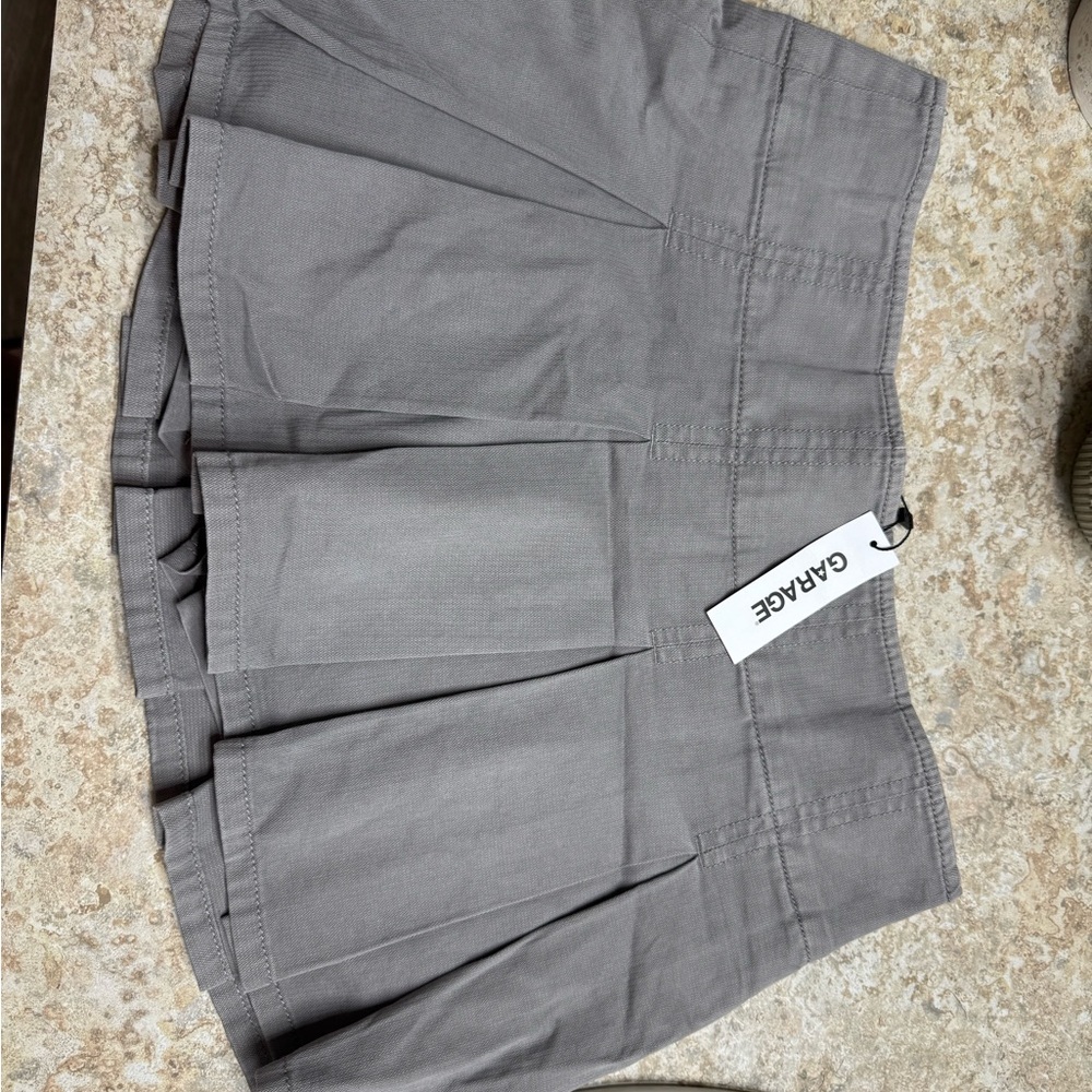 Garage Light Gray Mini Skirt
